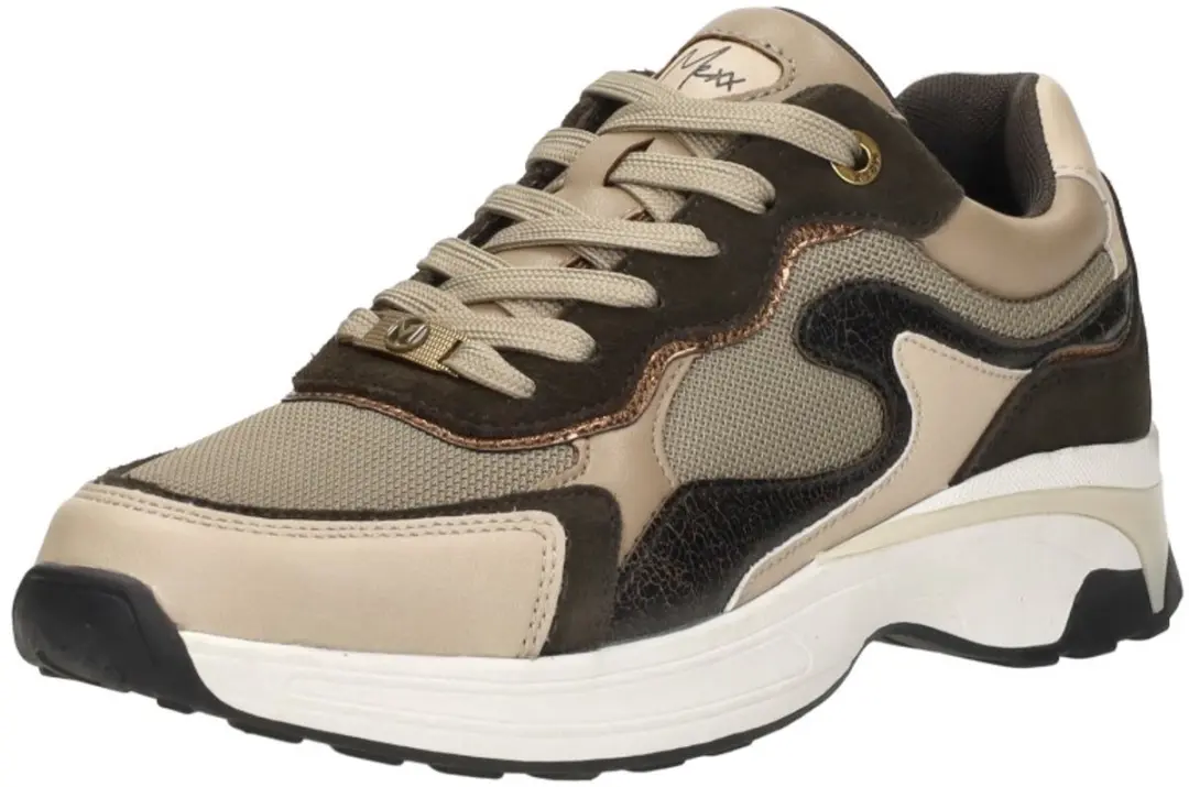 Mexx Portia Love Sneakers - Bruin/Groen - afbeelding 5 van 6