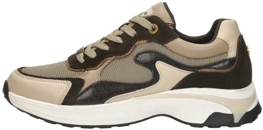 Mexx Portia Love Sneakers - Bruin/Groen - afbeelding 2 van 6