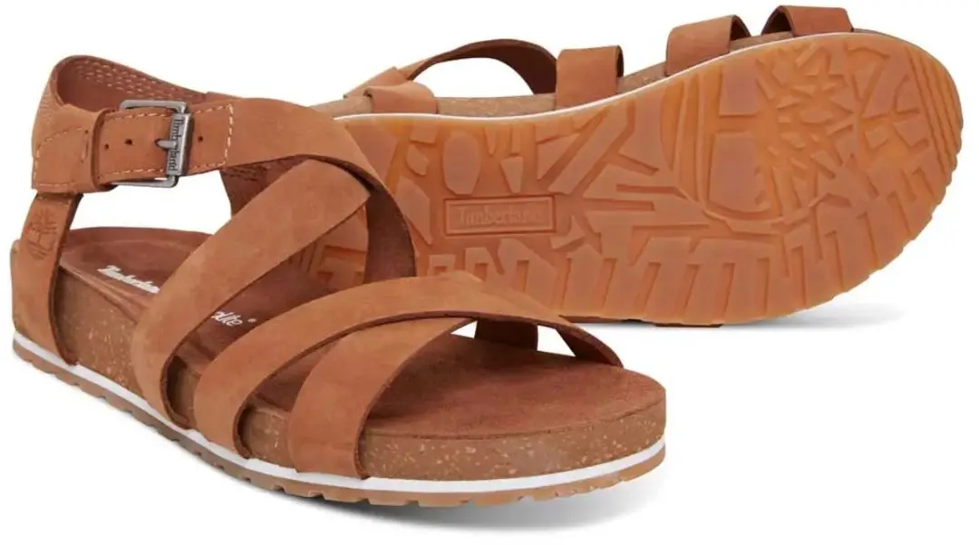 Timberland Dames Malibu Waves Sandalen - Saddle - Maat 38.5 - afbeelding 6 van 6