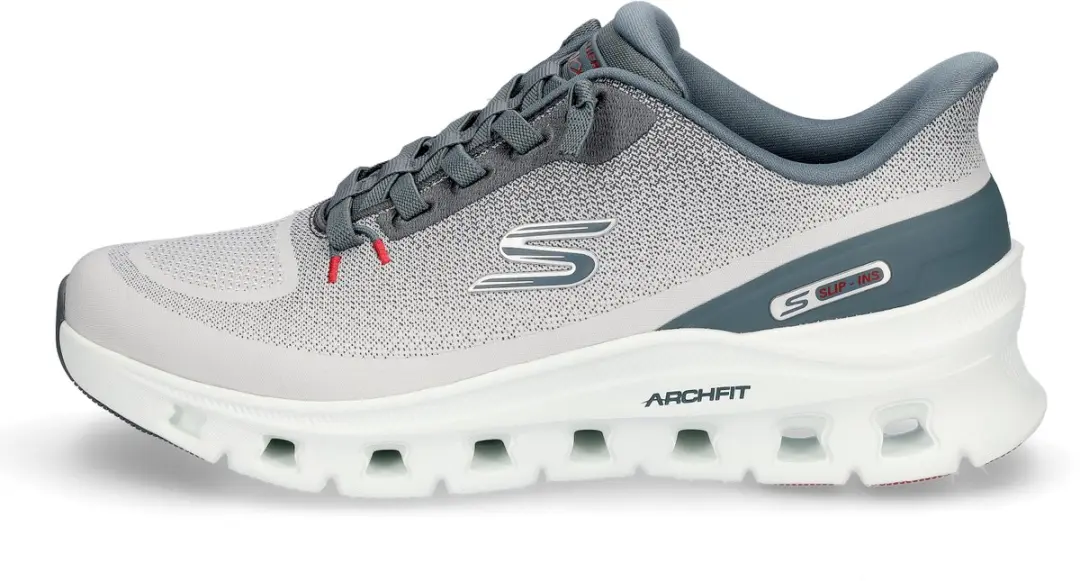 Skechers ARCH FIT Glide-Step Pro Heren Instappers - Grijs - afbeelding 3 van 6