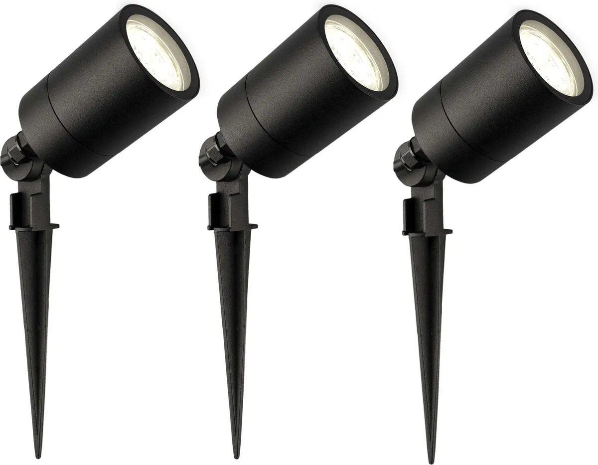 LEDVION 3x LED Prikspots 5W 4000K