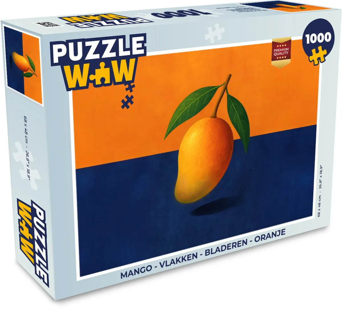 PuzzleWow Legpuzzel 1000 Stuks - Oranje