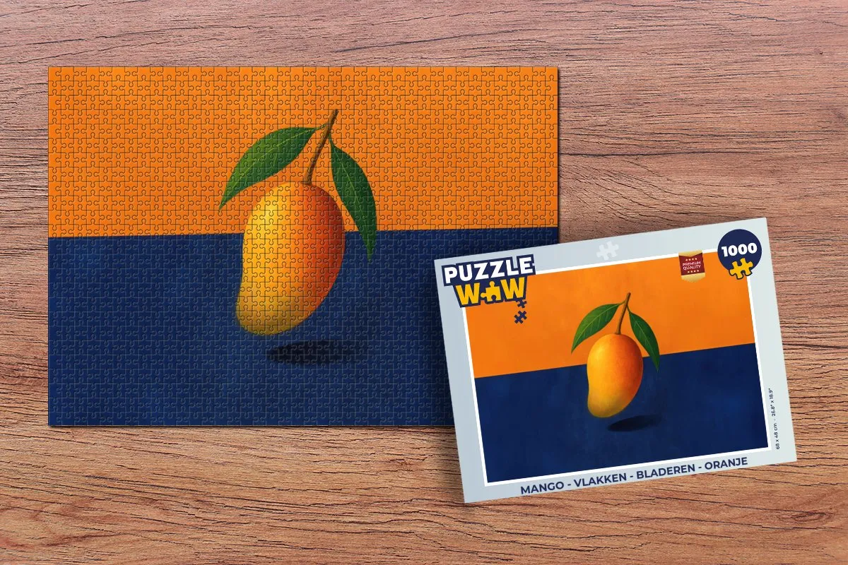 PuzzleWow Legpuzzel 1000 Stuks - Oranje