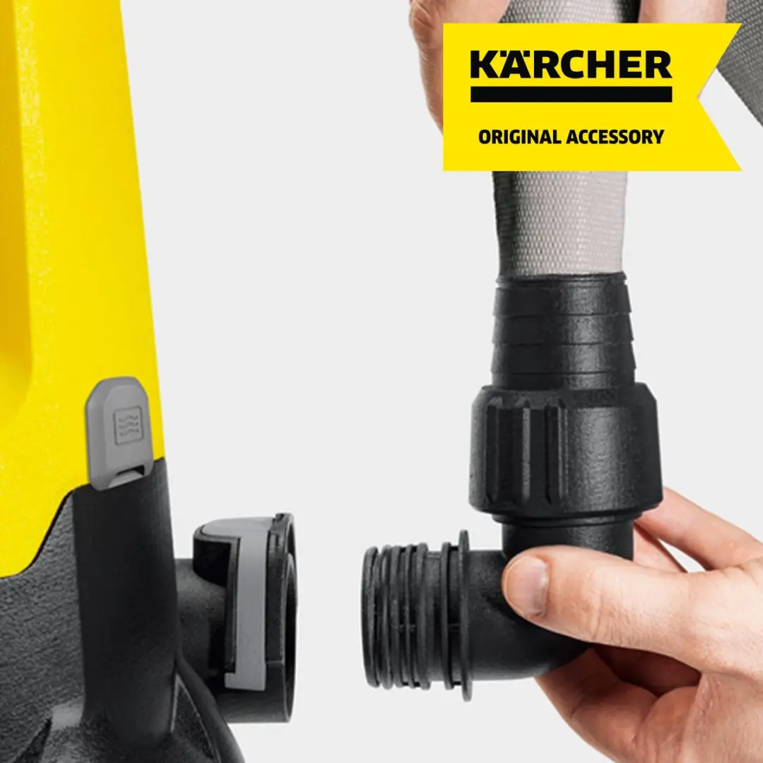 Kärcher Textielslangset 10m - 10 meter - RVS slangklem - afbeelding 5 van 6