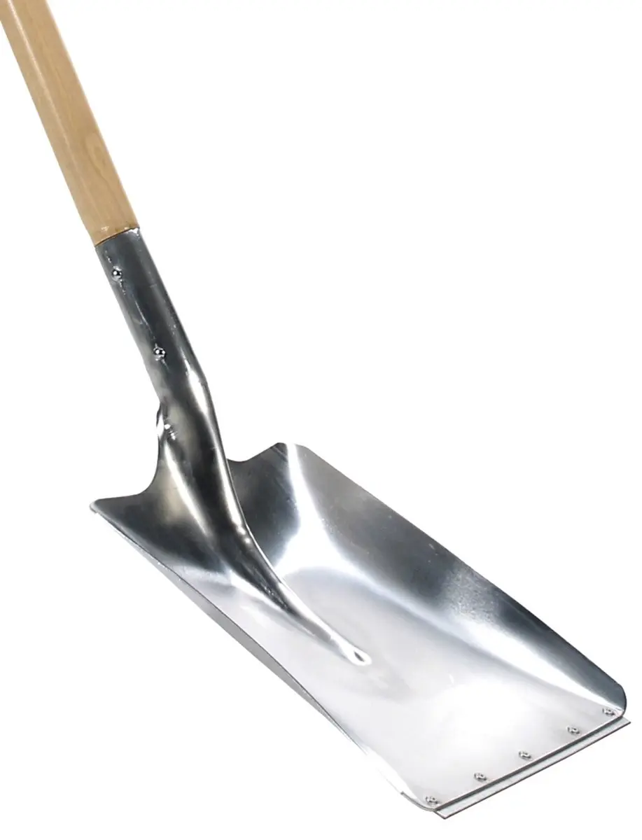Talen Tools – Ballastschop – Karlstad – Aluminium – Met slijtstrip – Essenhouten steel – 85 cm - afbeelding 2 van 2