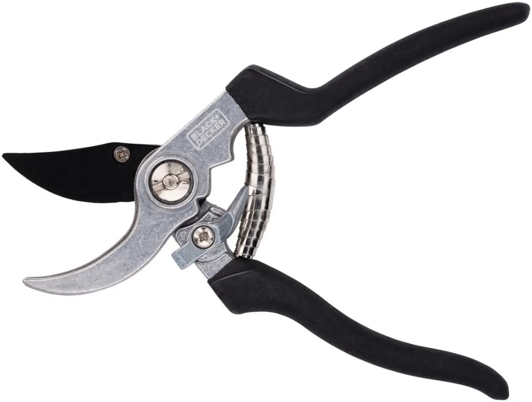 BLACK+DECKER Tuingereedschapset 4-delig - 13mm Snijcapaciteit - Zwart/Oranje - afbeelding 4 van 6