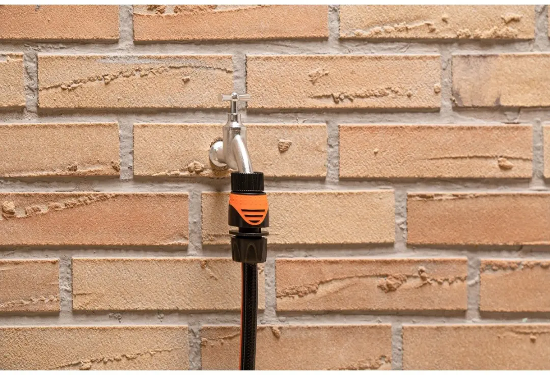 BLACK+DECKER Tuinslang Koppeling 1/2" - 13mm - Zwart/ Oranje - afbeelding 3 van 6