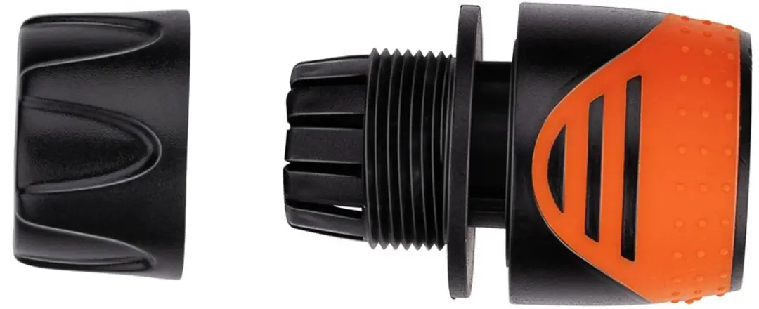 BLACK+DECKER Tuinslang Koppeling 1/2" - 13mm - Zwart/ Oranje - afbeelding 5 van 6