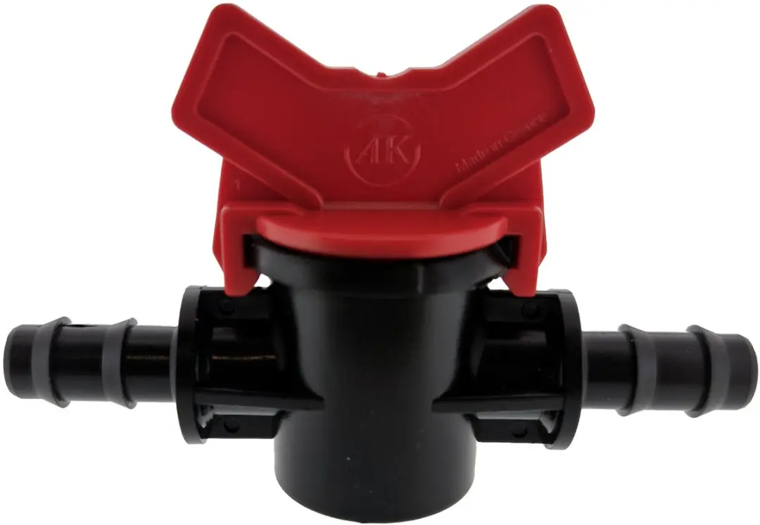 Plugkraan pp zwart 12 mm 1 stuk Deltafix