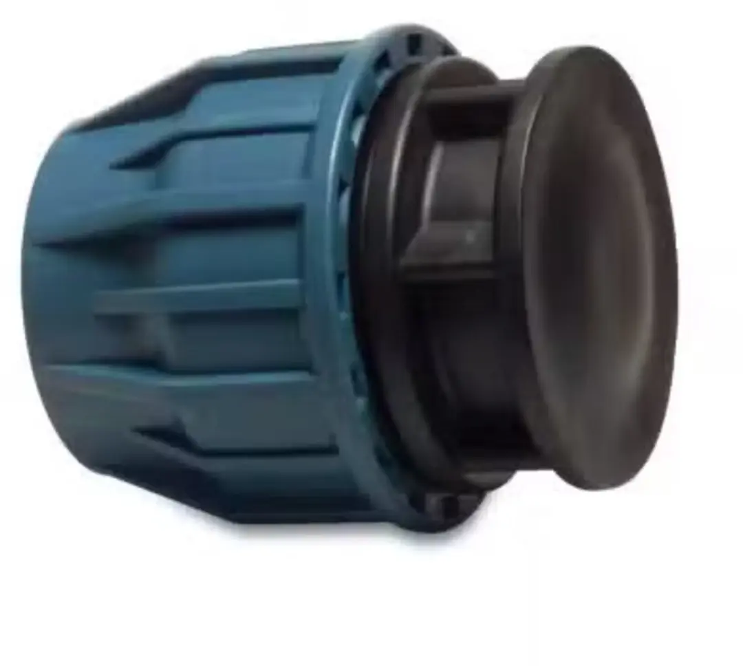 Eindkap voor tyleen zwart / blauw 25 mm 1 stuk Deltafix