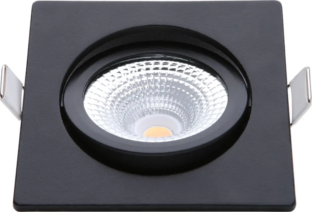 Ecodim LED Inbouwspot 5W - Zwart - IP54 - Kantelbaar