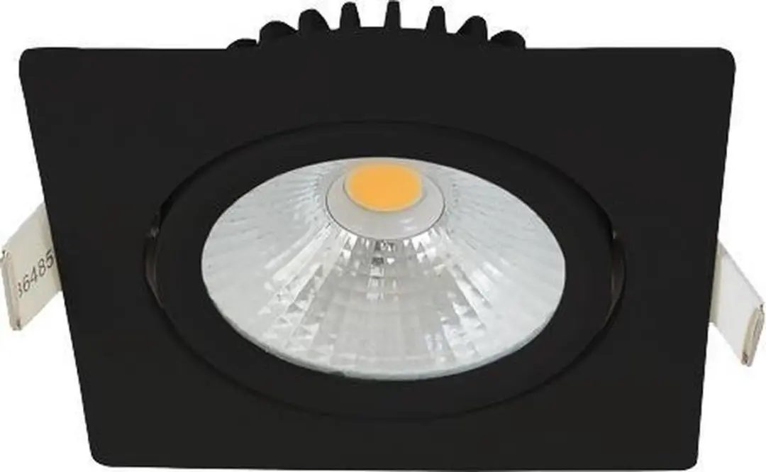 Ecodim LED Inbouwspot 5W - Zwart - IP54 - Kantelbaar