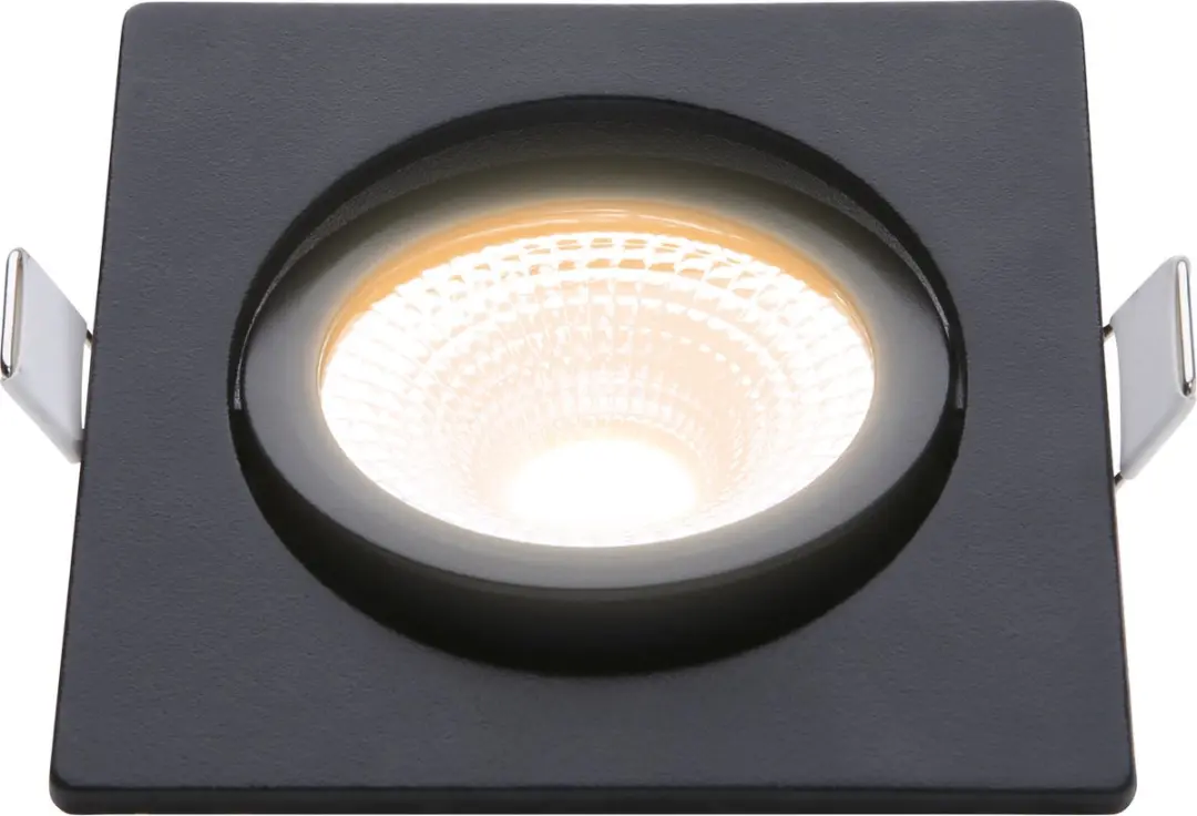 Ecodim LED Inbouwspot 5W - Zwart - IP54 - Kantelbaar