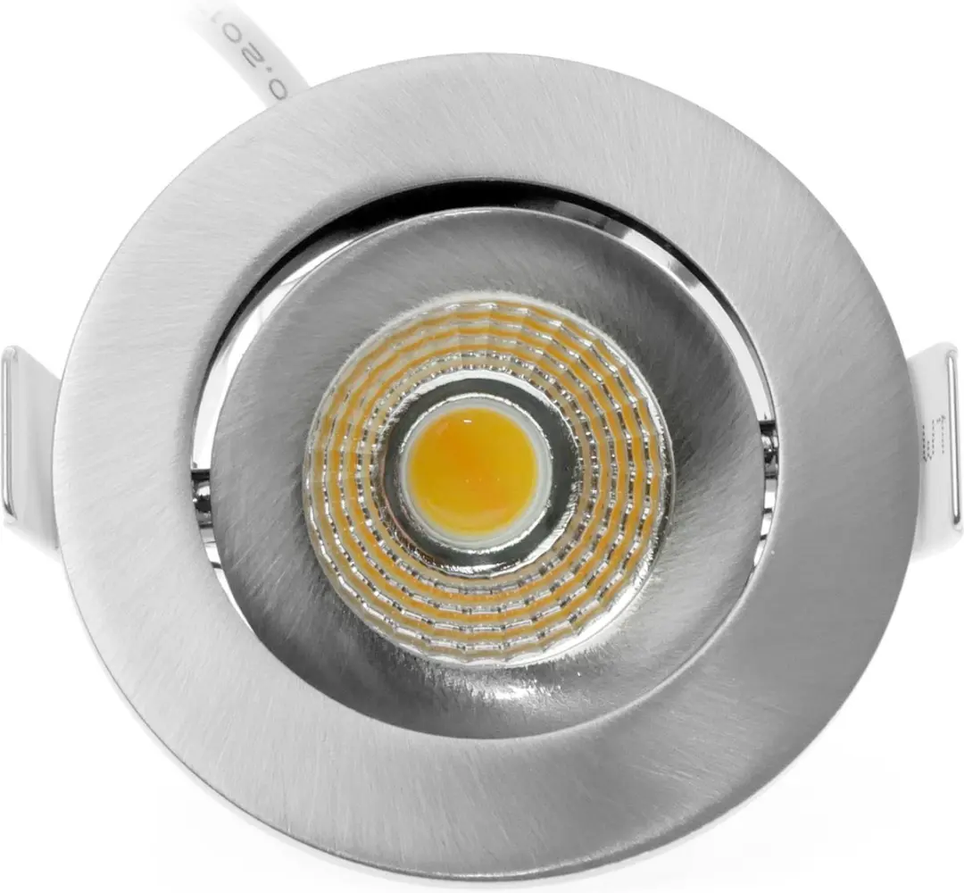 Ecodim LED Inbouwspot Nikkel 5W - IP54 - Kantelbaar