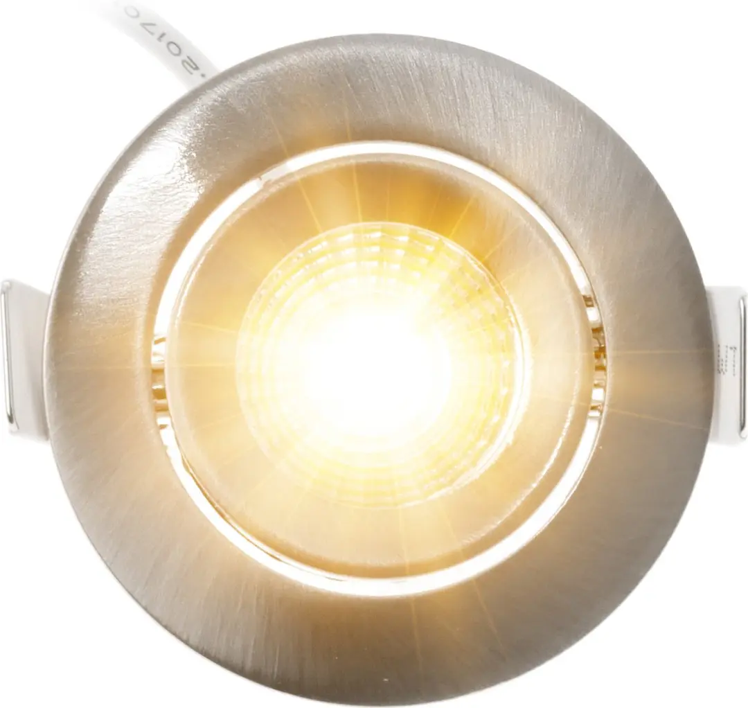 Ecodim LED Inbouwspot Nikkel 5W - IP54 - Kantelbaar