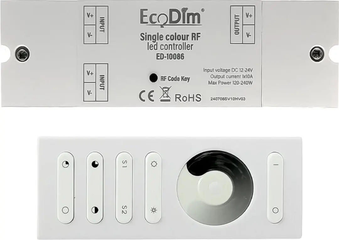 LED Strip Afstandsbediening Set met Controller Enkelkleurig
