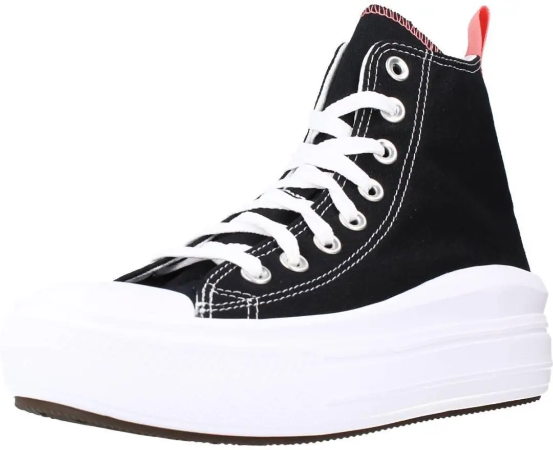 Converse Chuck Taylor All Star Move Platform Dames Sneaker - Zwart Multi - afbeelding 2 van 6