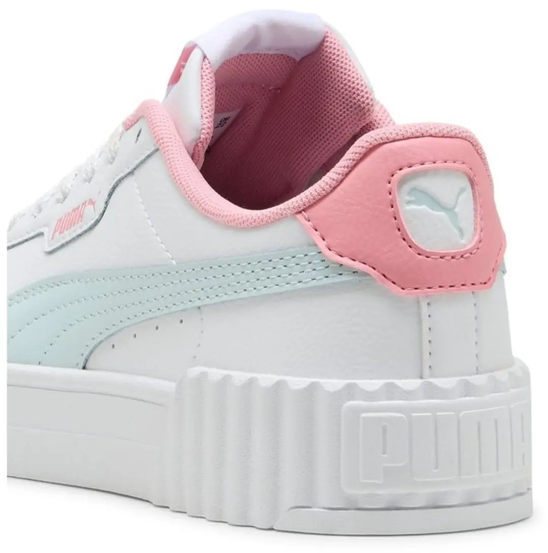 PUMA Low Carina 3.0 Jr 401476 Kinderschoenen - 39 - Puma White-Sea Glass - afbeelding 2 van 3