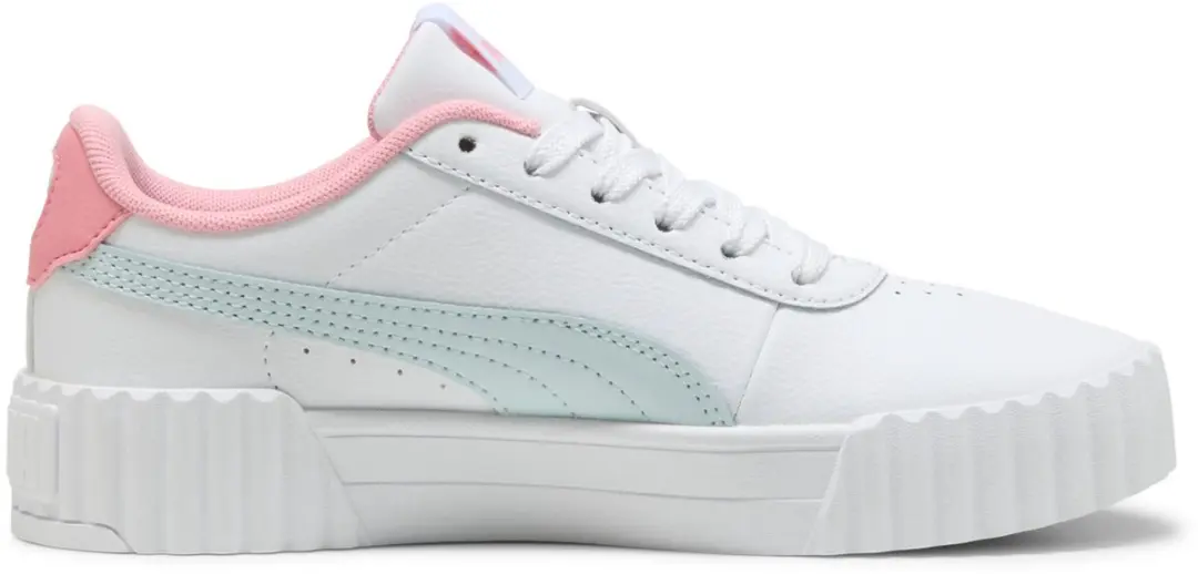 PUMA Carina 3.0 Jr Low Kinderschoenen - Maat 36 - Witte/Sea Glass - afbeelding 6 van 6