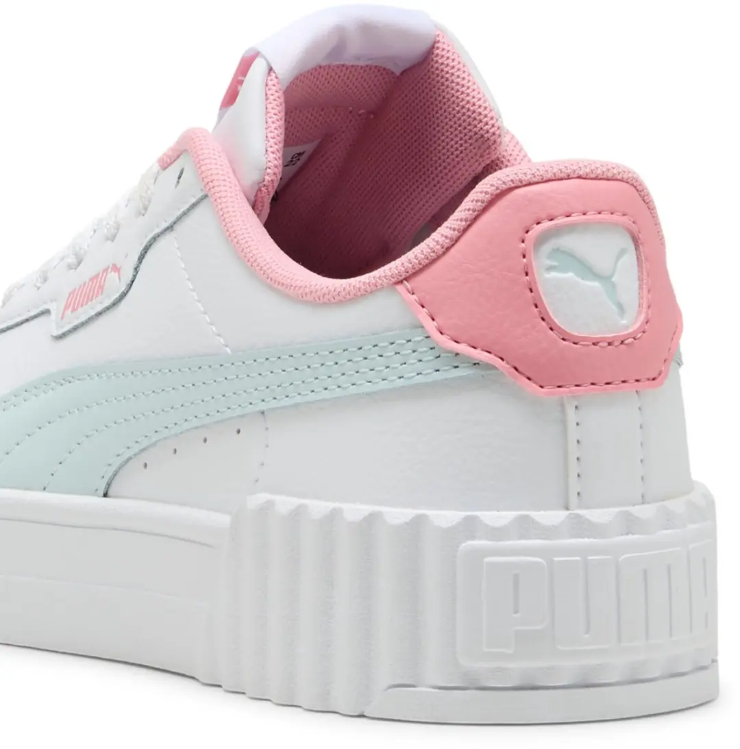 PUMA Carina 3.0 Jr Low Kinderschoenen - Maat 36 - Witte/Sea Glass - afbeelding 2 van 6