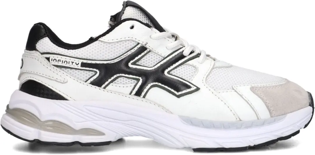 Hip H1161 Sneakers Jongens - Leren Sneaker - Wit - Maat 30