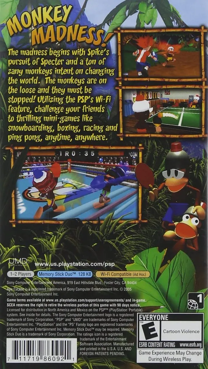 Sony PlayStation Ape Escape On The Loose Greatest Hits