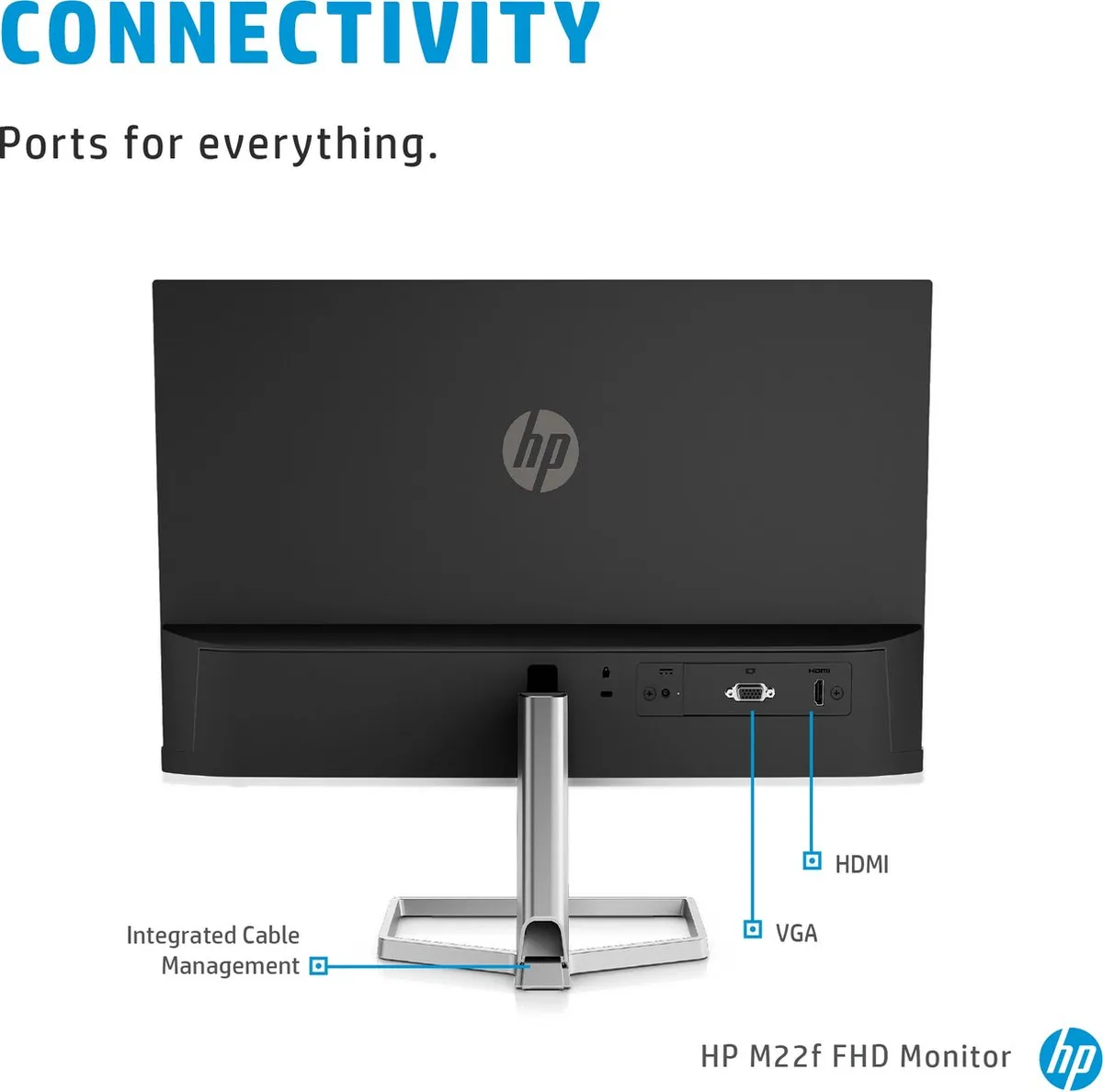 HP M22f Full HD Monitor 22 inch