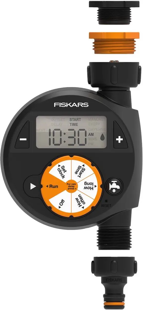 Fiskars Enkele Bevochtigingsregelaar LCD - Programmeerbare Timer - afbeelding 3 van 6