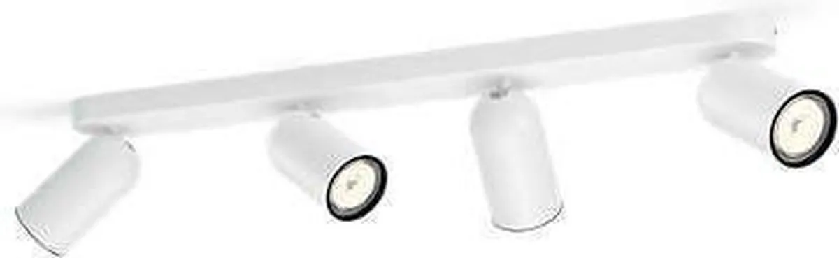 Philips Pongee Opbouwspot 4-lichts - Wit