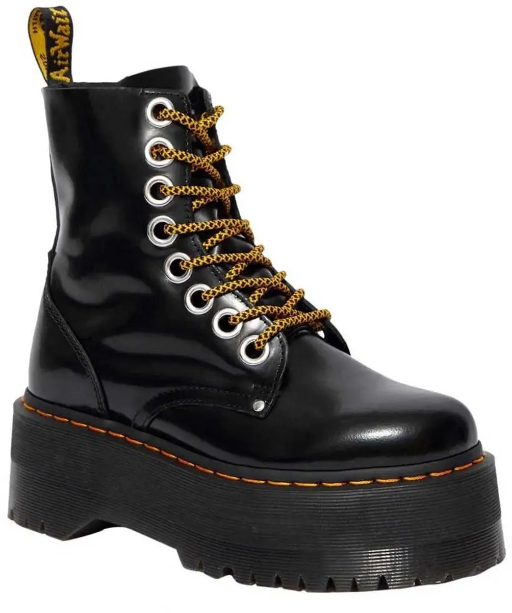 Dr. Martens Jadon Max 8 Eye Buttero Laarzen - Zwart