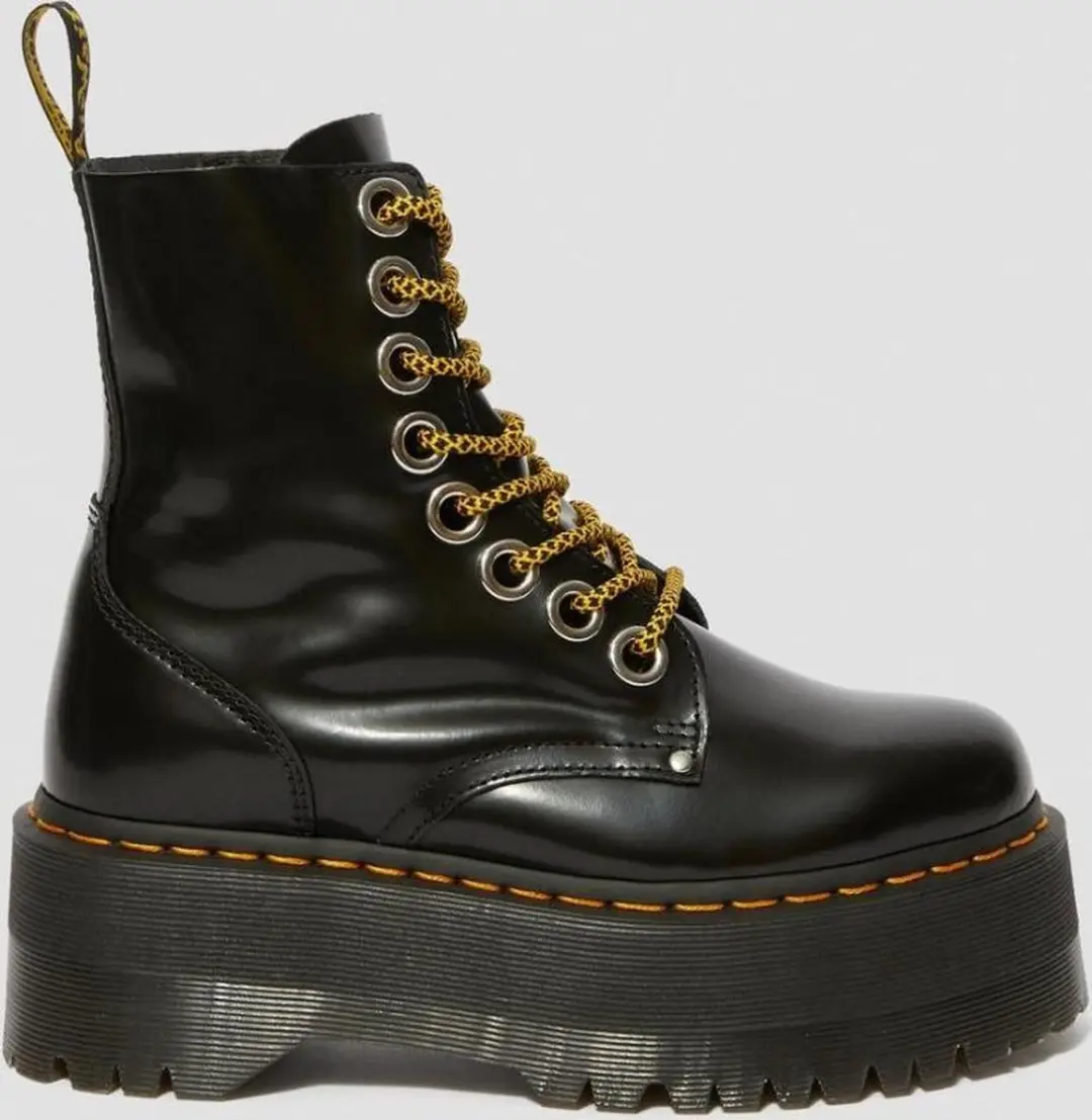 Dr Martens Jadon Max 8 Eye Buttero Laarzen Zwart EU 40 Vrouw