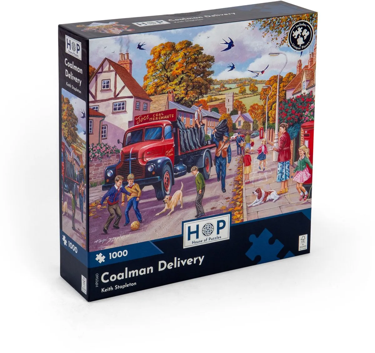 House Of Puzzles Coalman Delivery Legpuzzel 1000 Stuks - Multicolor