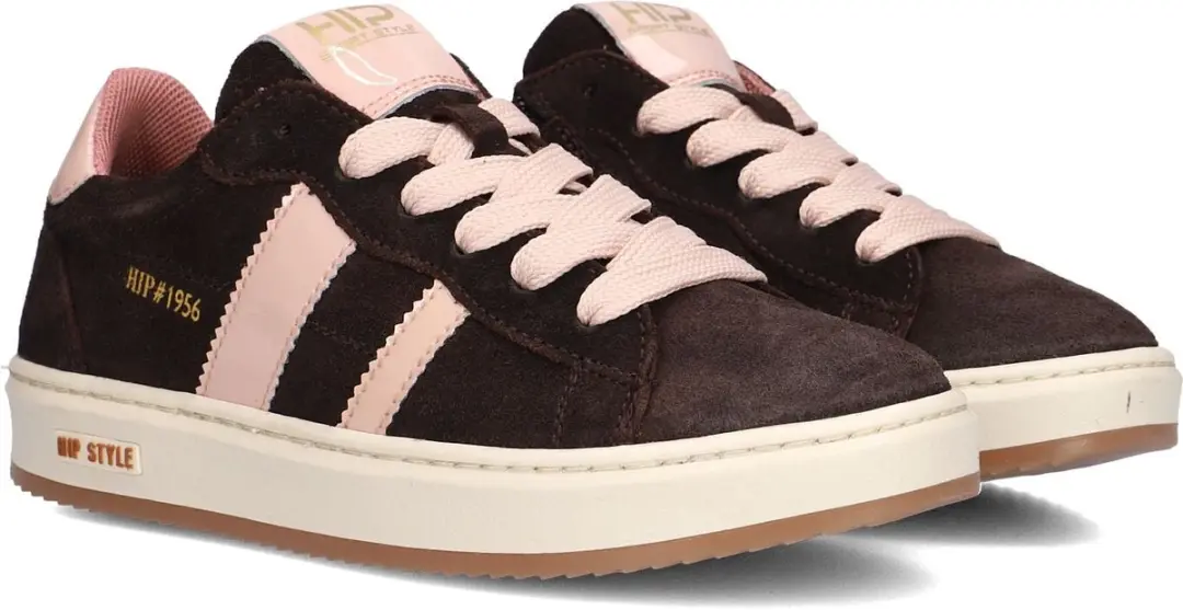 Hip H1811 Sneakers - Meisjes - Bruin - Maat 32 - afbeelding 5 van 6