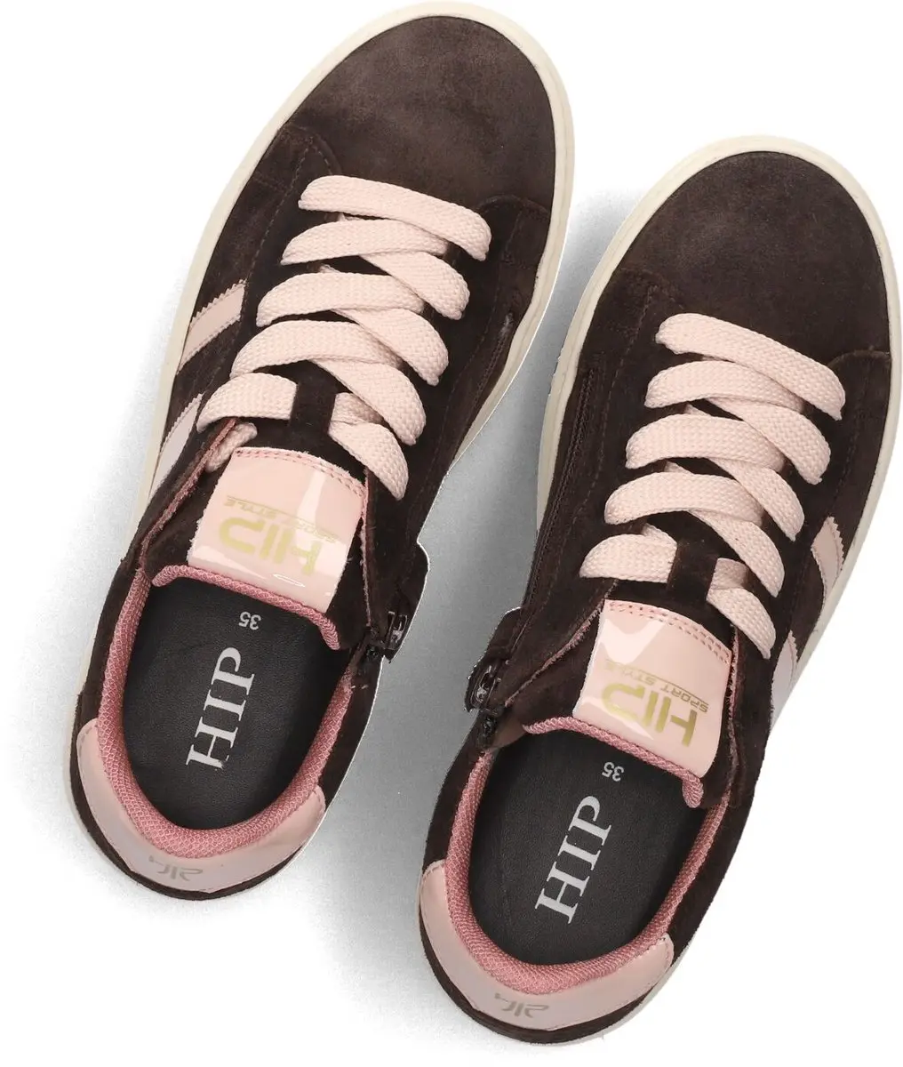 Hip H1811 Sneakers - Meisjes - Bruin - Maat 32 - afbeelding 2 van 6