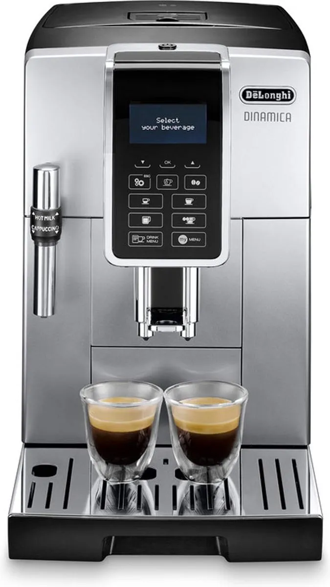 De'Longhi Dinamica ECAM350.35.SB Espressomachine - Zilver