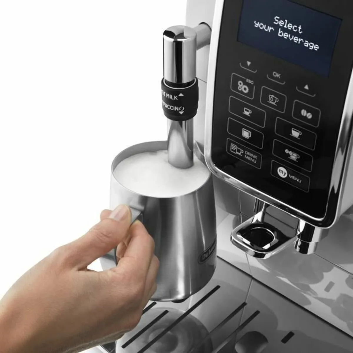 De'Longhi Dinamica ECAM350.35.SB Espressomachine - Zilver