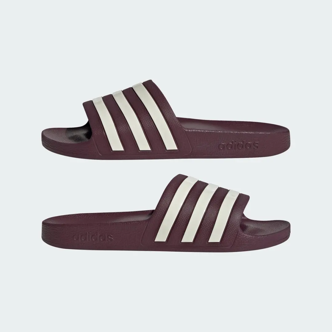 adidas Adilette Aqua Slides KJ7353 - Dames - Bordeaux - afbeelding 3 van 6
