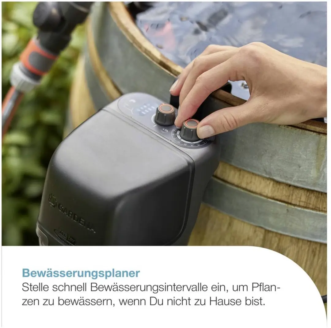 Gardena Akku-Regenfasspumpe 2400 ComfortAutomatic 18V - 2400 l/h - afbeelding 4 van 6