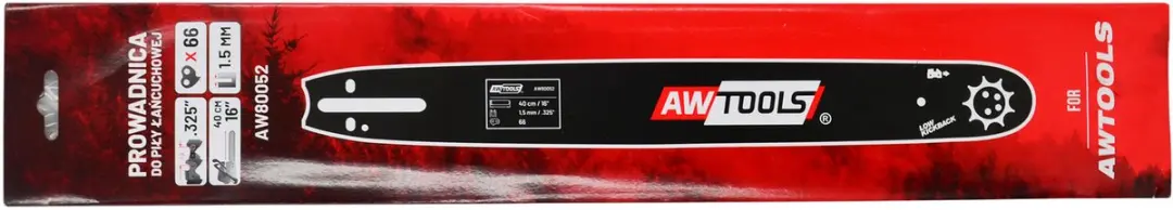 AWTools AW80051 Prowadnica Kettingzaag 35cm - .325" - 60 Schakels - afbeelding 2 van 6