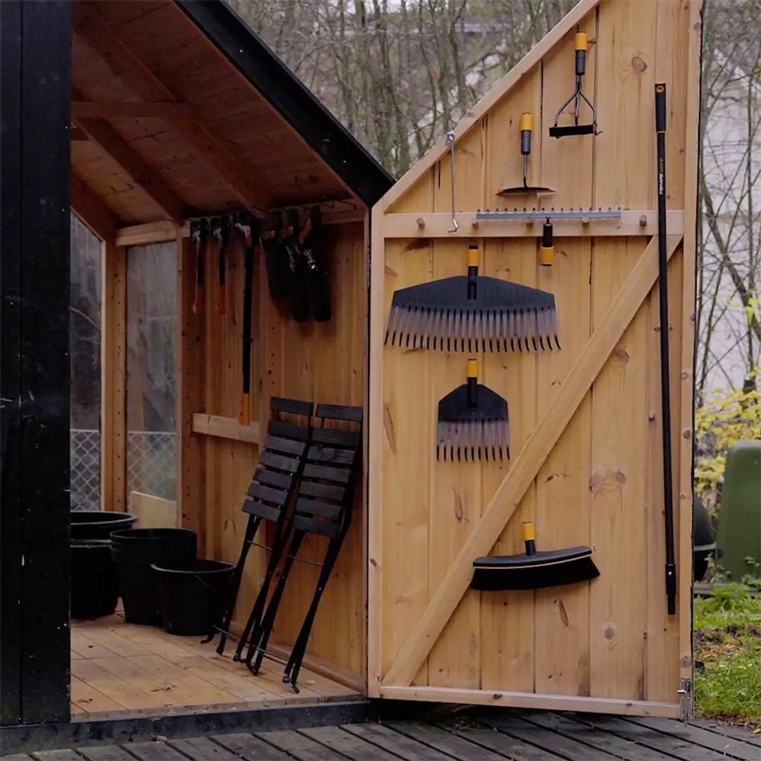 Fiskars Quikfit Dubbele Tuinhak Schoffel - afbeelding 3 van 6
