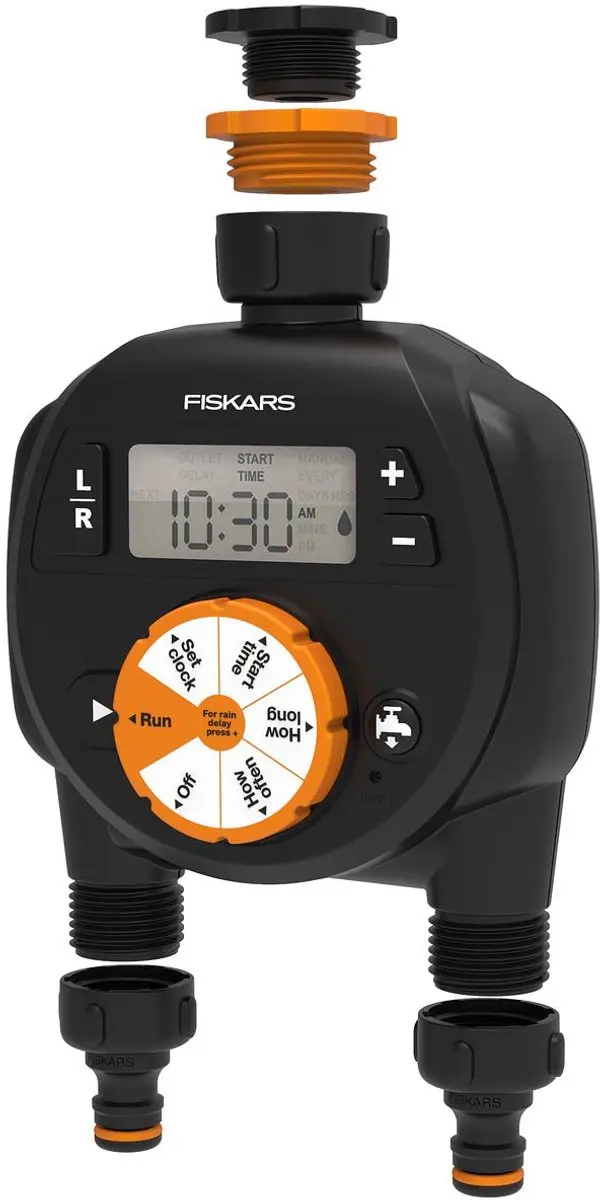 Fiskars Dubbele Bewateringscontroller - LCD Scherm - afbeelding 3 van 6