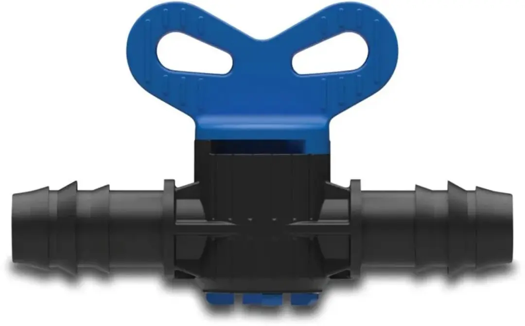 Plugkraan pp zwart 16 mm 1 stuk kunststof Deltafix