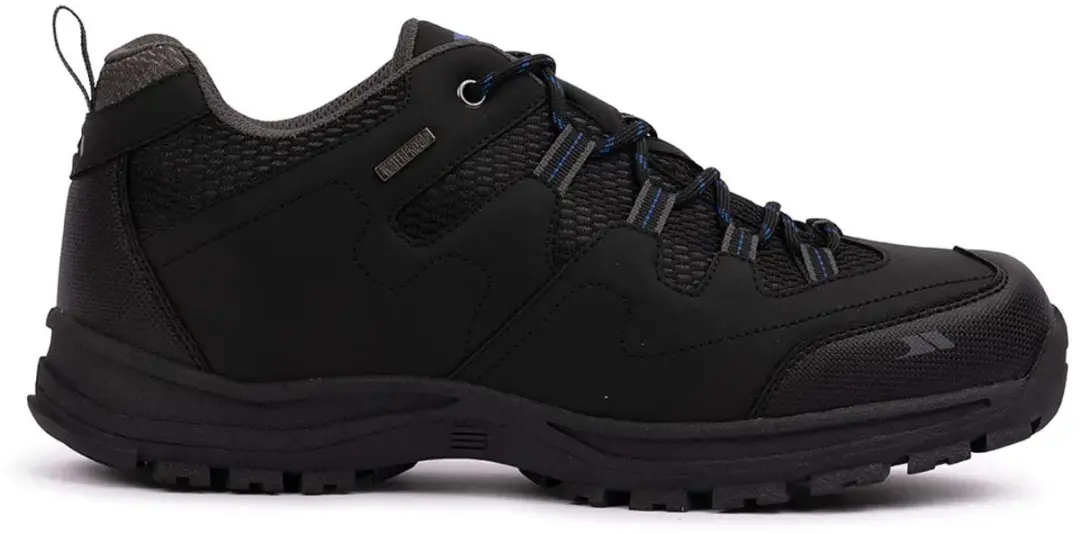 Trespass Finley Low Cut Wandelschoenen - 44 - Black/Blue - afbeelding 6 van 6