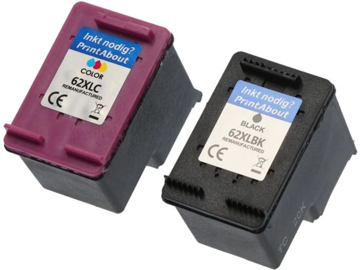 PrintAbout HP 62 N9J71AE Voordeelbundel - 4 Cartridges