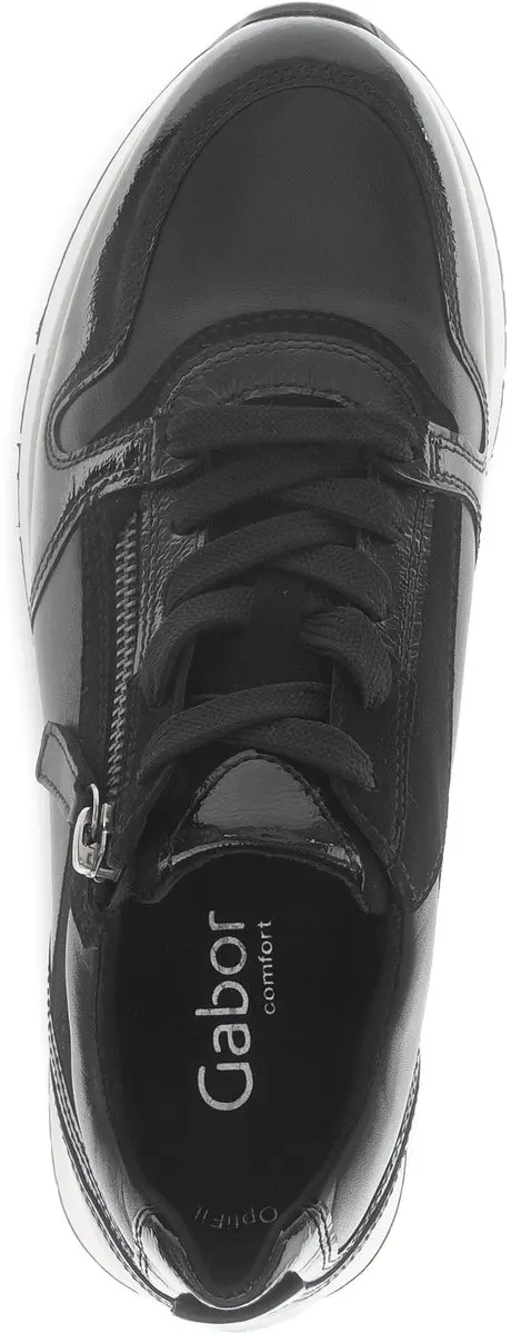 Gabor Dames Sneakers 21467 - 39 - Zwart - afbeelding 3 van 6