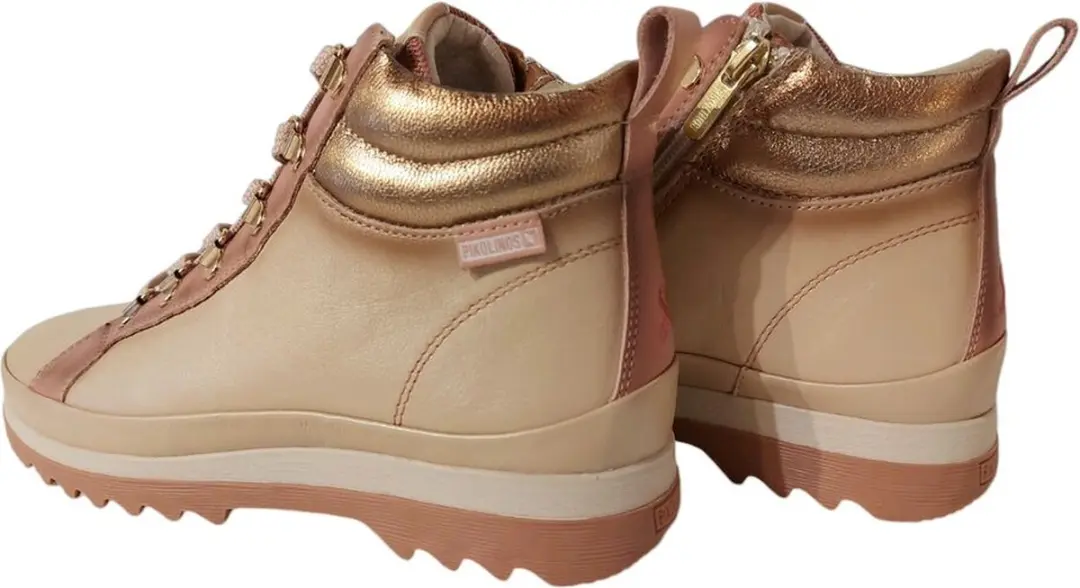 Pikolinos Veterboot Vigo W3W-8564C1 - Beige Roze