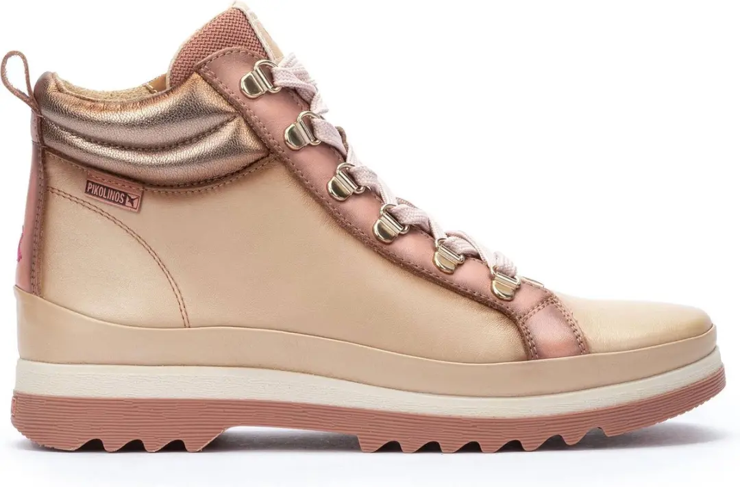 Pikolinos Veterboot Vigo W3W-8564C1 - Beige Roze