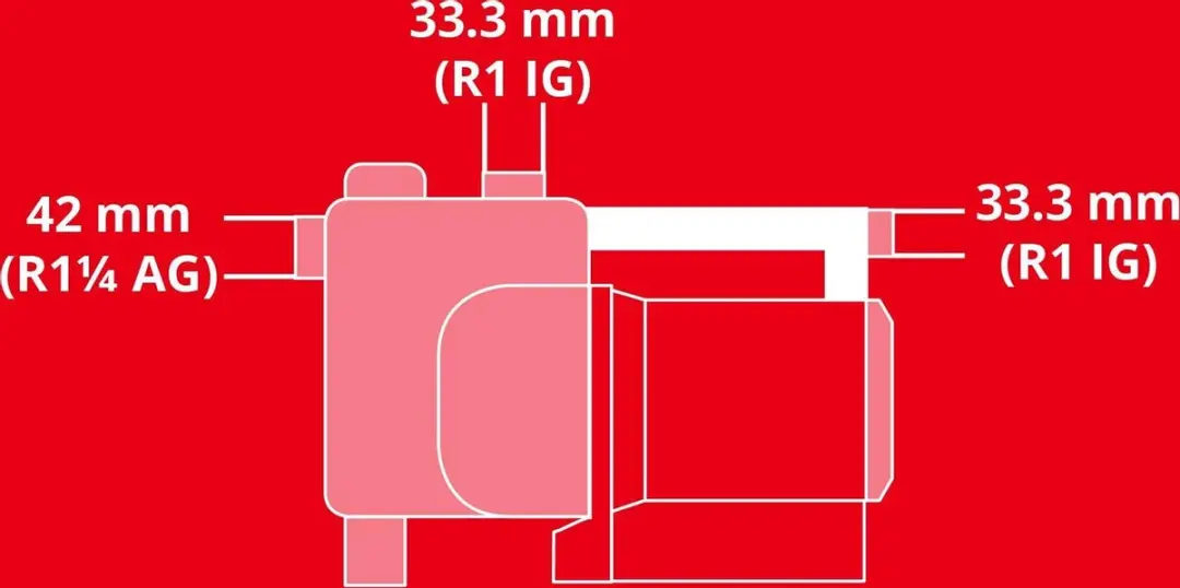 Einhell GE-GP 1145 ECO Elektrische Tuinpomp 1100W - afbeelding 4 van 6