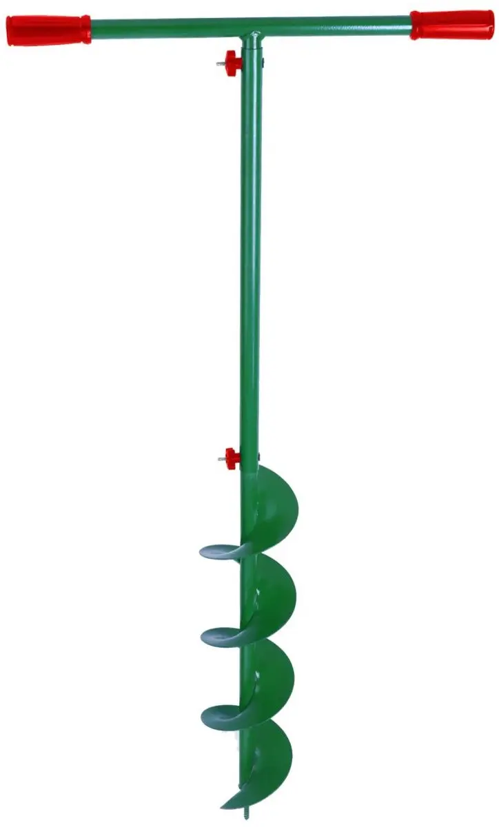 Hand Erdlochbohrer Set GMELB met 3 Bohrer en 600 mm Verlenging