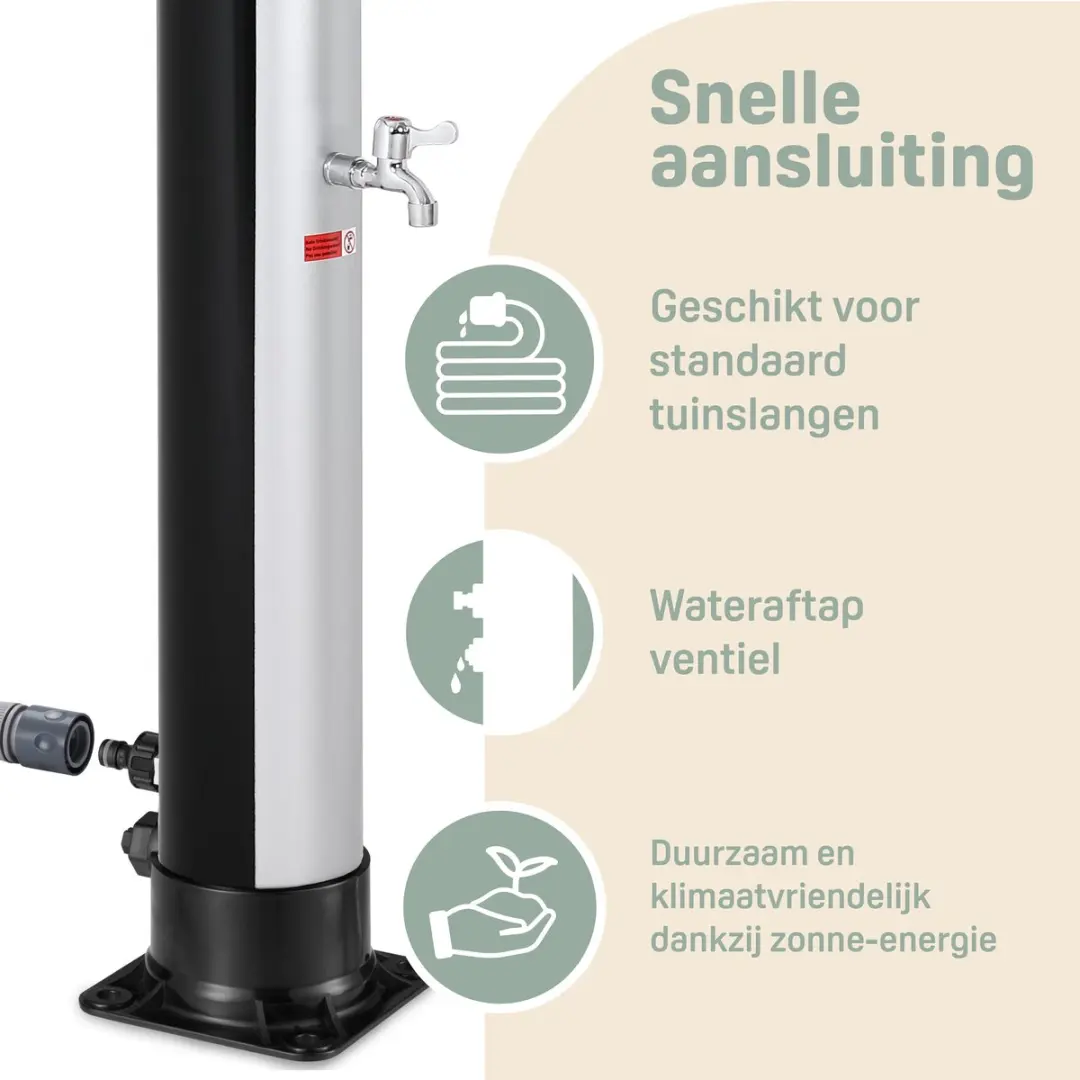 Monzana Buitendouche 35L - Zwart